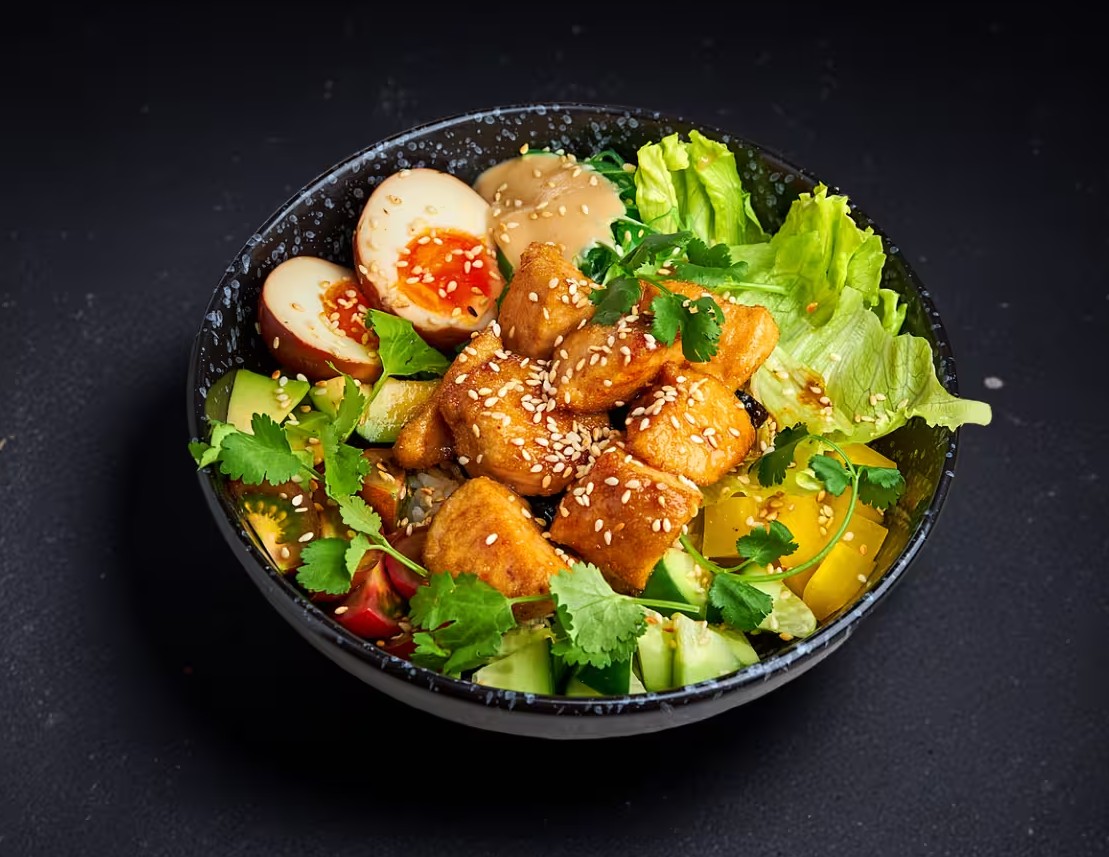 Боул с окунем