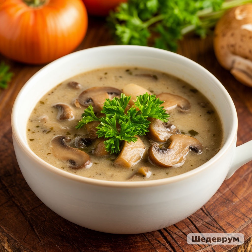 Суп грибной 