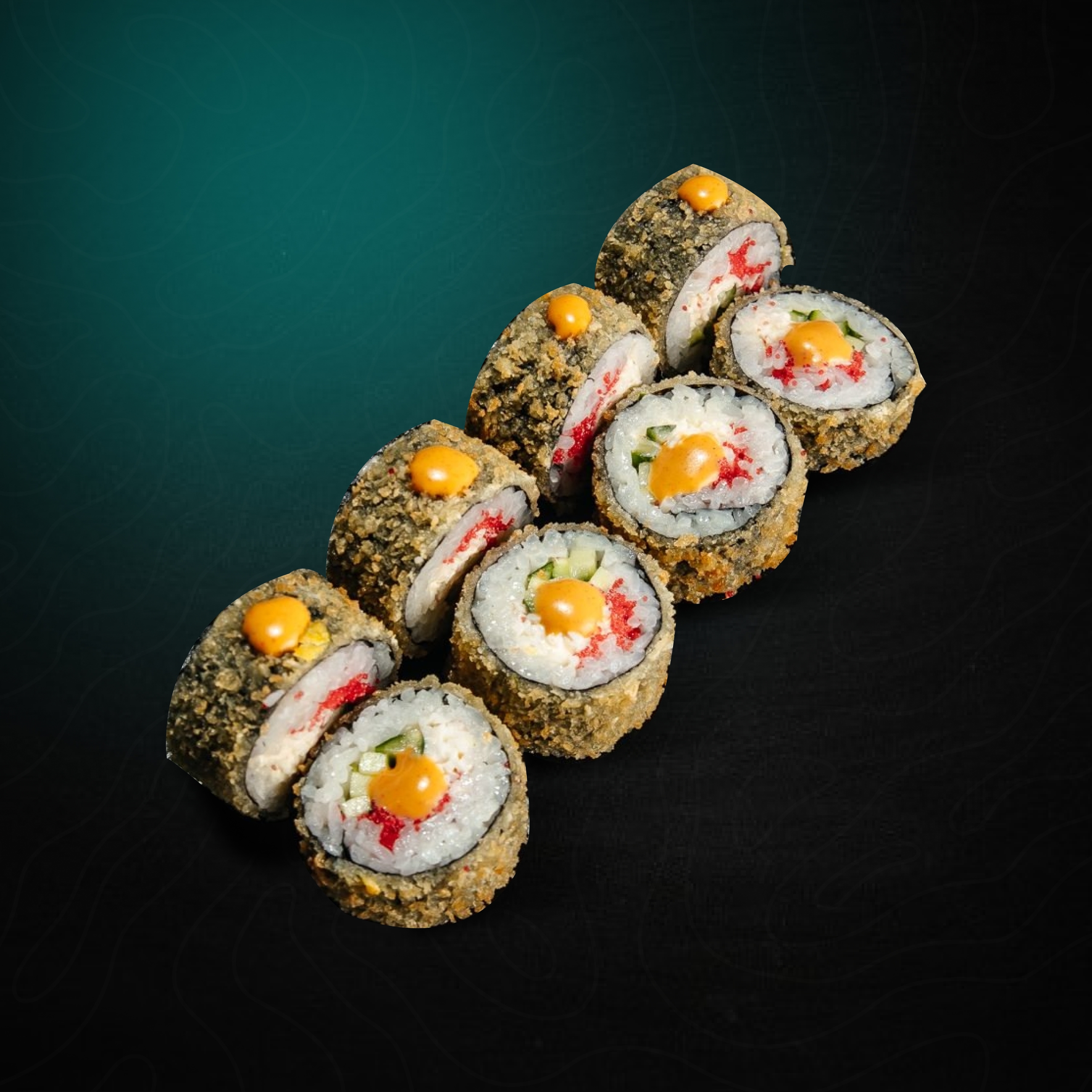 Калифорния темпура с крабом