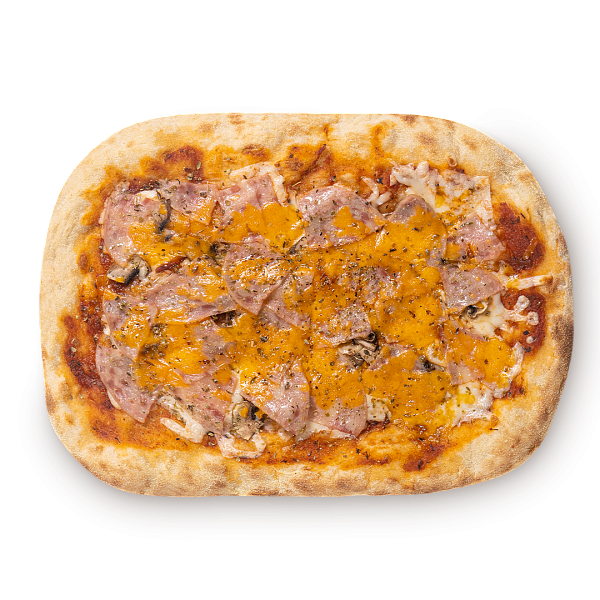 Римская пицца ветчина грибы