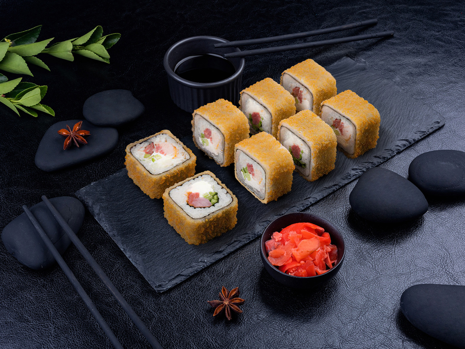 Жареный ролл Акуна