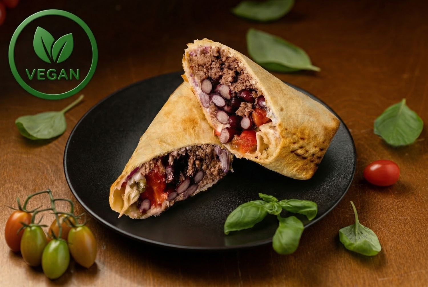 Буррито по-мексикански вегано