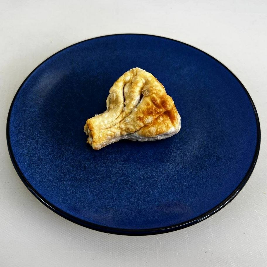 Жареные хинкали с говядина и зеленью