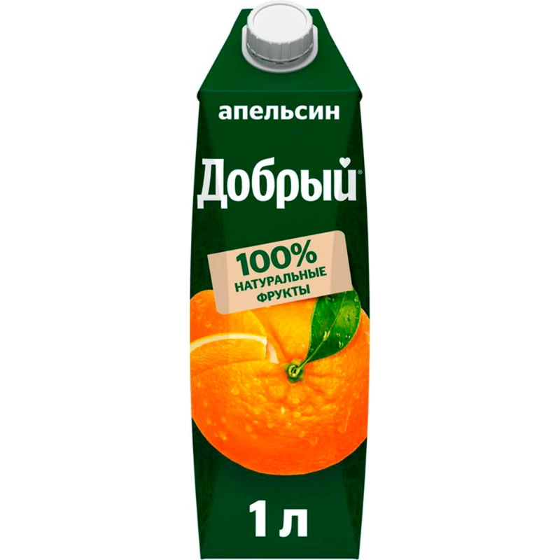 Сок Добрый апельсиновый 1 л