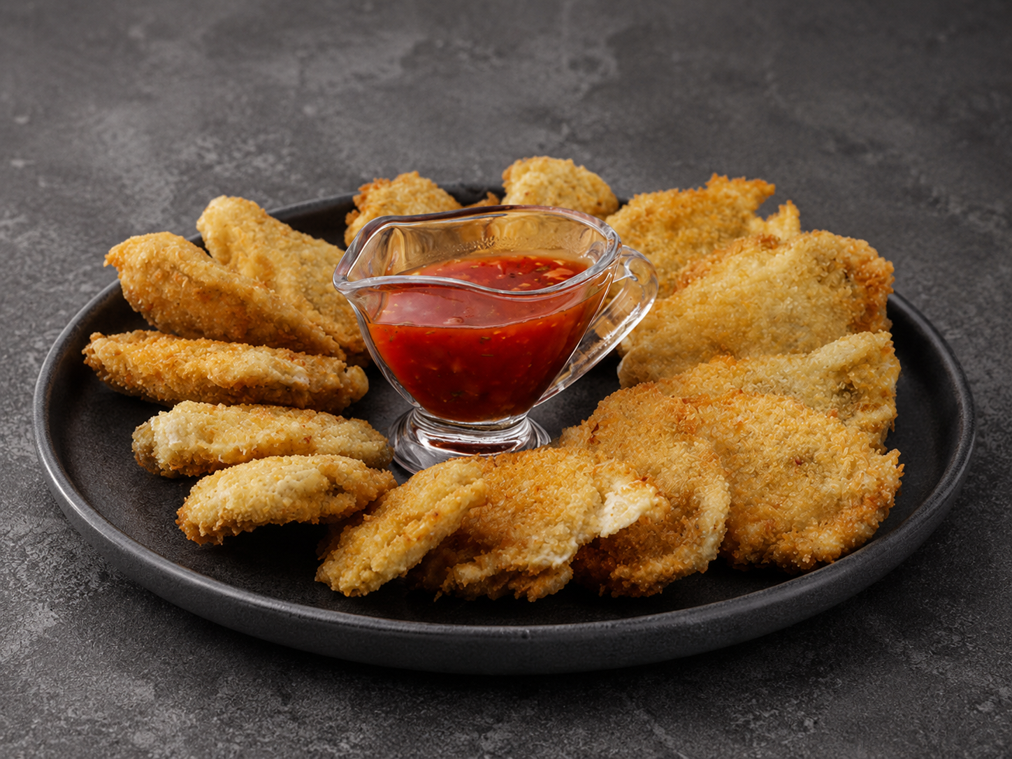 БАКЛАЖАНЫ В ПАНИРОВКЕ С МЯСОМ