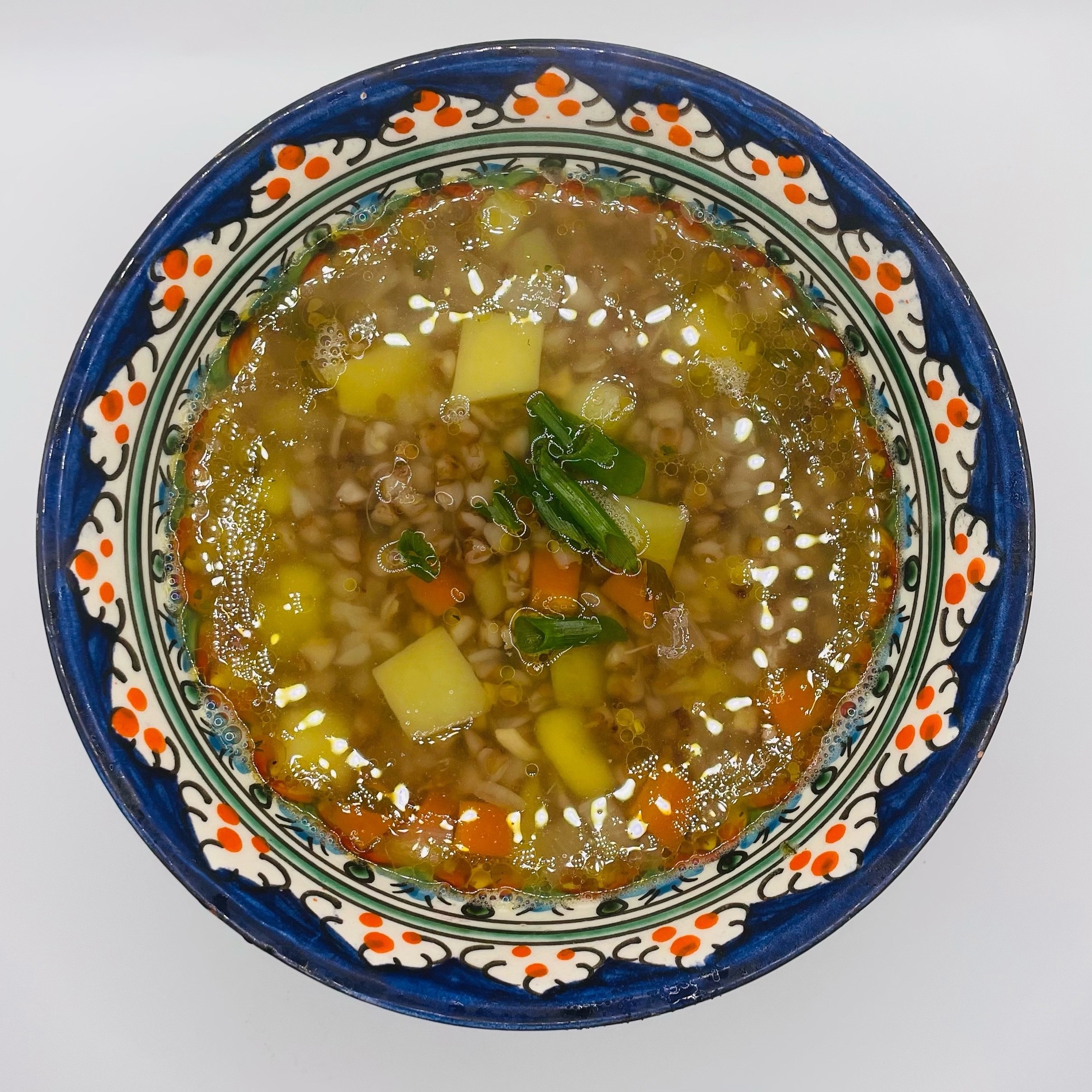 Суп картофельный с гречкой
