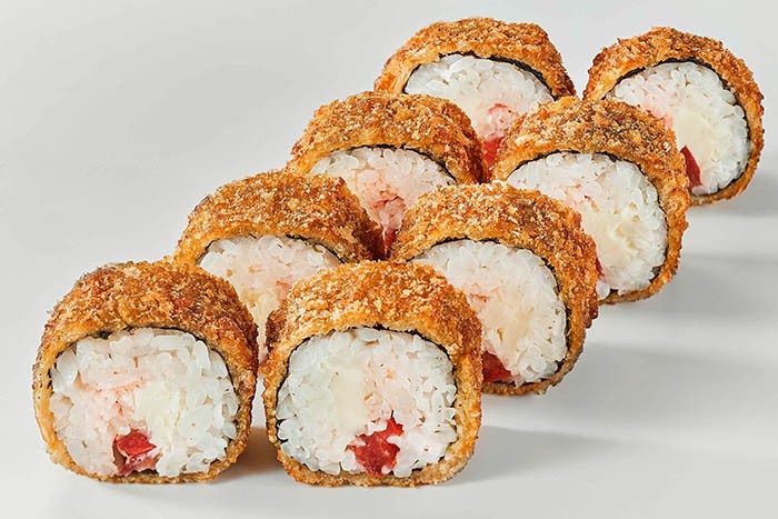 Горячий с крабом