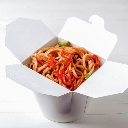 Удон+овощи+соус терияки