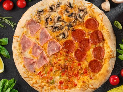 Пицца «4 вида» 33 см