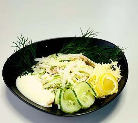 Салат Приморский с кальмарами