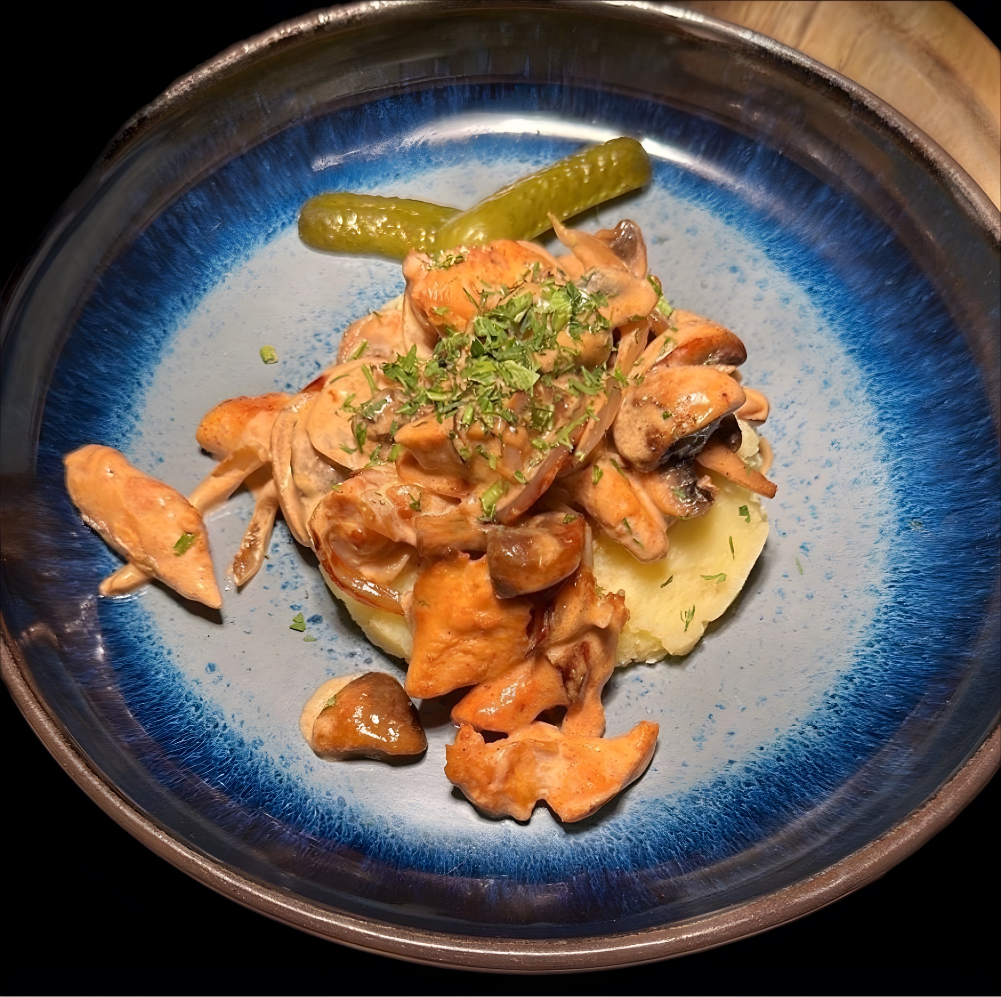 Строганов из курицы