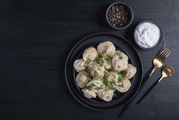 Пельмени с картошкой и мясом 