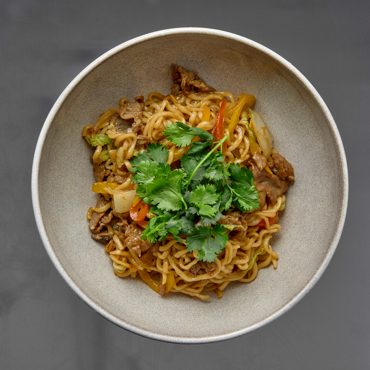 Лапша как в дошике, с говядиной