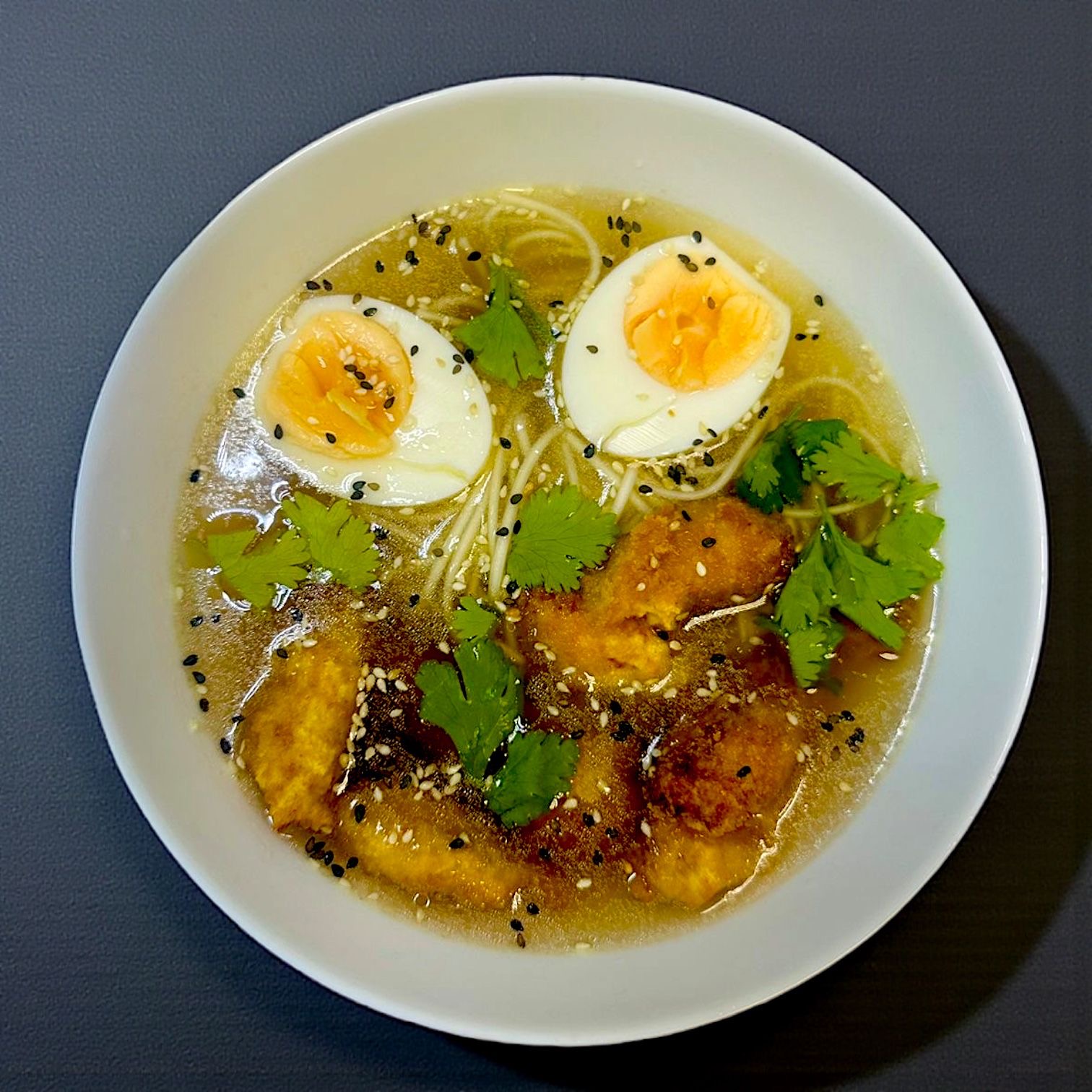 Рамен с Курицей на говяжем бульоне
