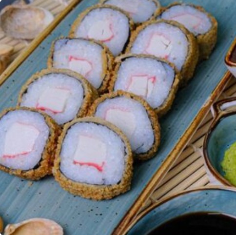 Горячий крабовый ролл