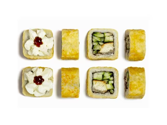 Жареный ролл Фишка с угрём