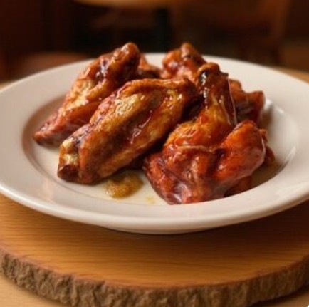 Куриные крылья в соусе BBQ