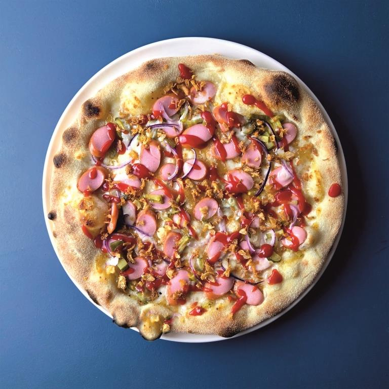 Пицца "хот-дог"