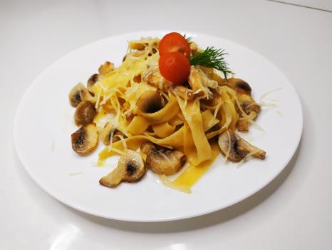Паста с грибами