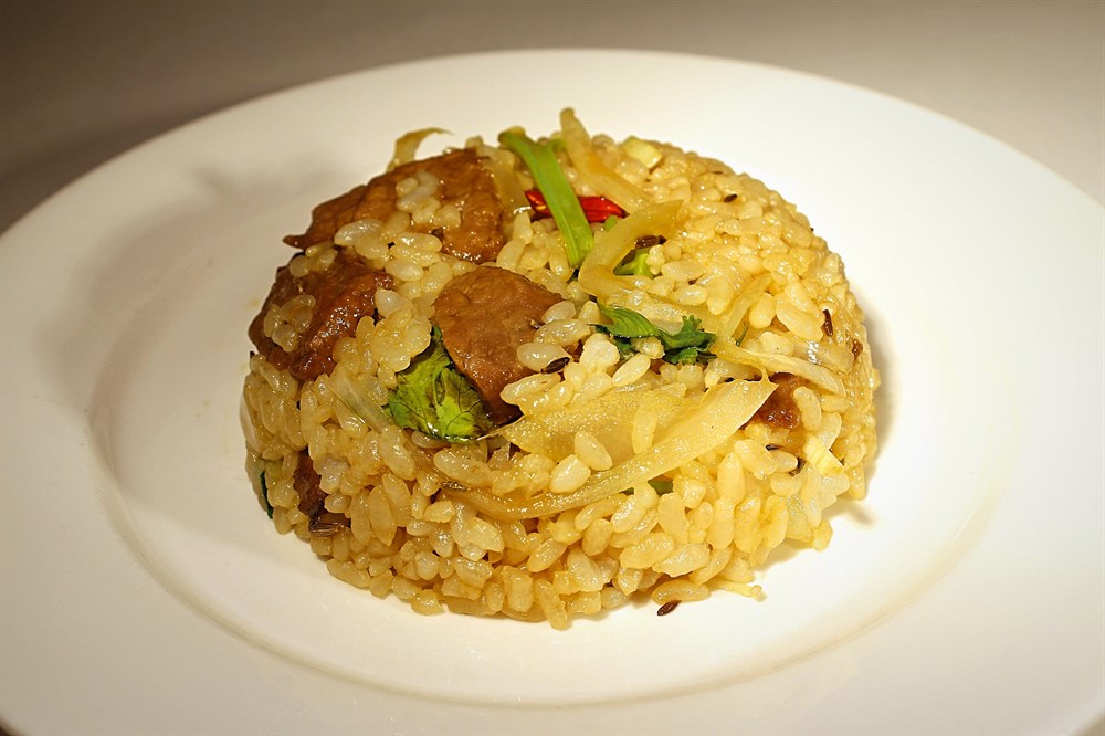 Рис с говядиной и кинзой (острый)