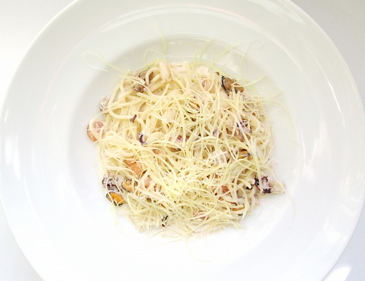 Спагетти с морепродуками