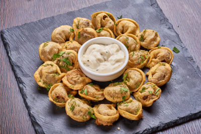 Пельмешечки жареные
