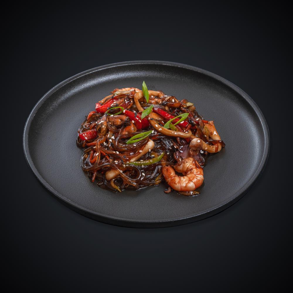 Лапша с морепродуктами