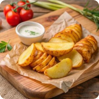 Картофель по-деревенски