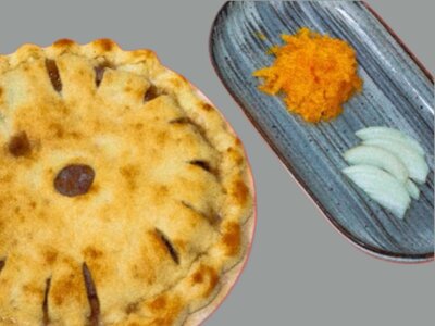 С тыквой и жареным луком