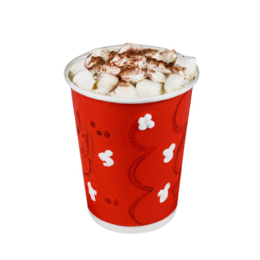 Какао с зефирками