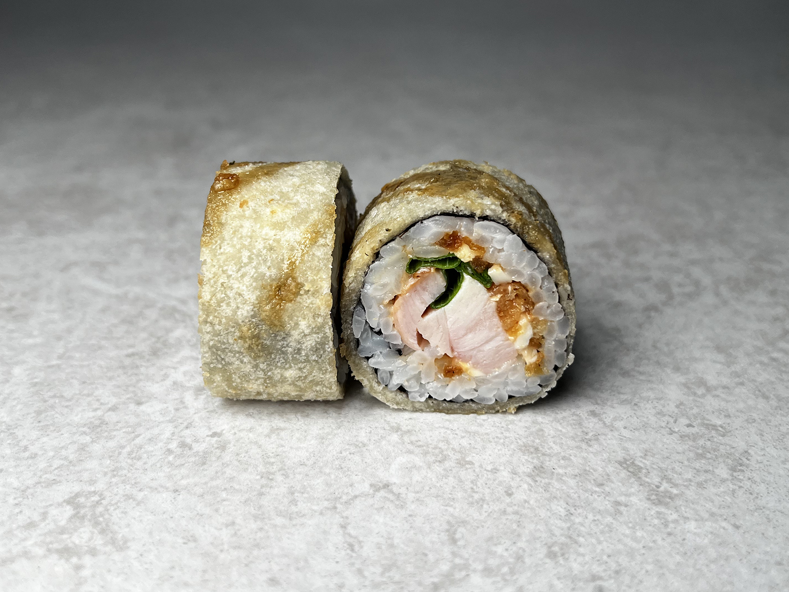 Копченый с курицей и сыром темпура