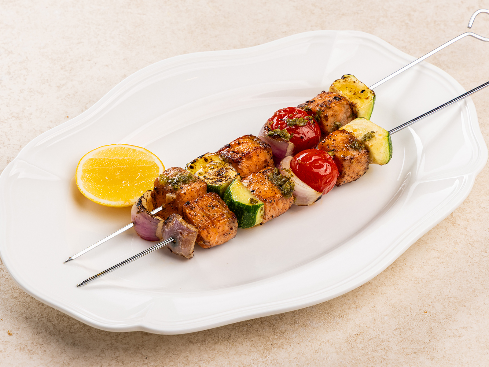 Шашлык из семги