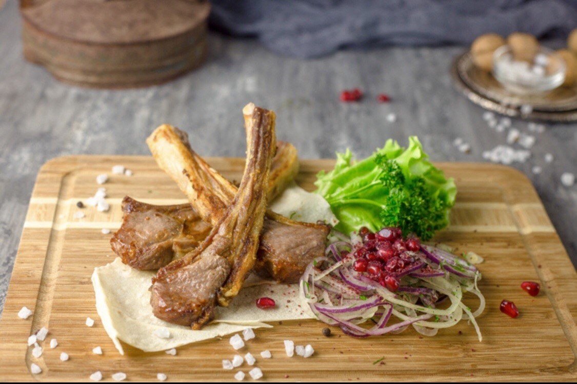 Шашлык из бараньей корейки