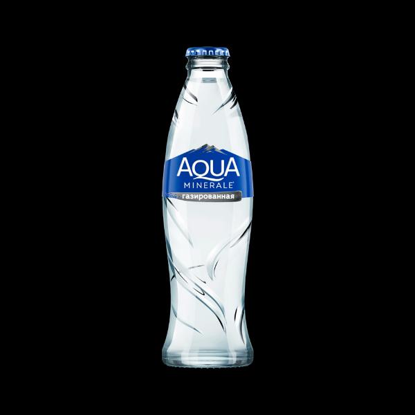 Aqua minerale (газ) в стекле