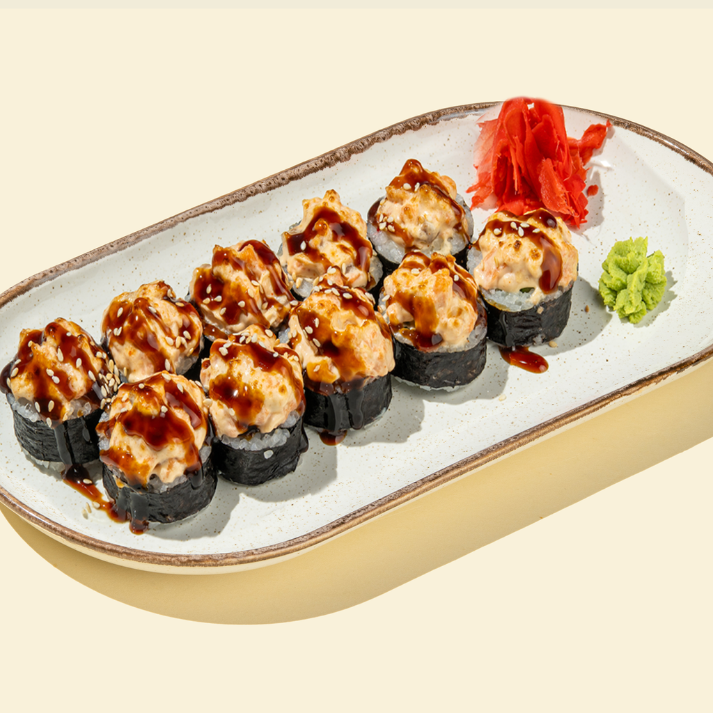 Ролл Нисаги (запеченный)