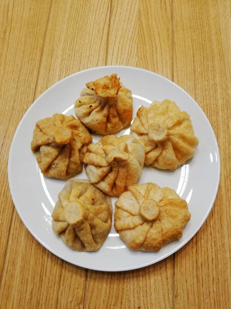 Ассорти из жареных хинкали