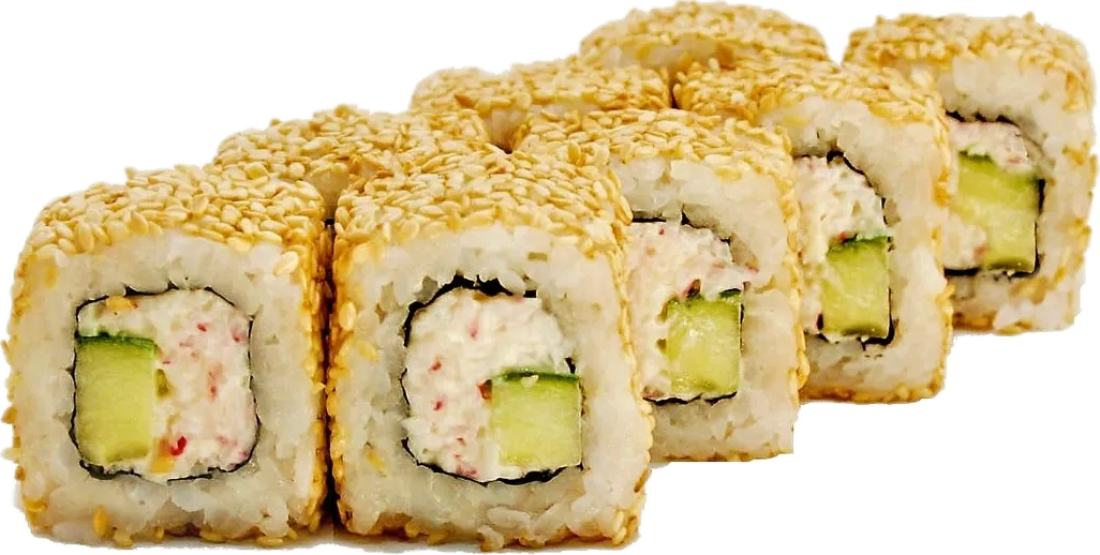 Калифорния с крабом в кунжуте Эконом 200г