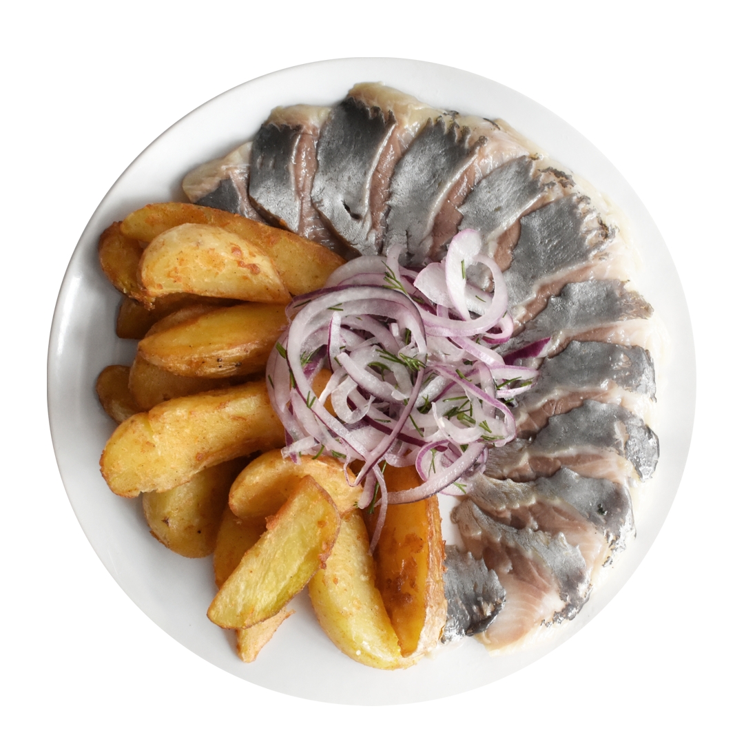 Сельдь с картофелем