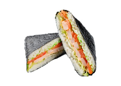 Онигири с копченой курицей