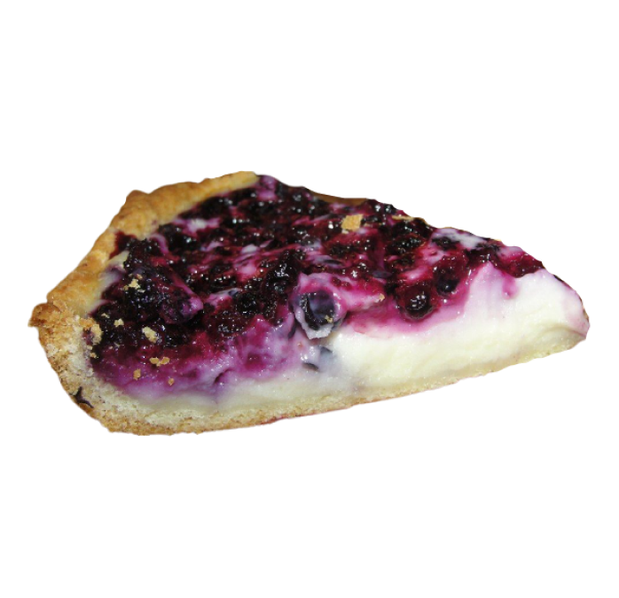 Пирог открытый с черник. и клубникой 1кг