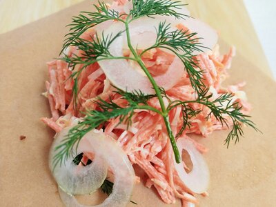 Салат Лисичка от бабули