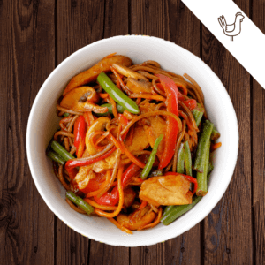 Wok-лапша с курицей