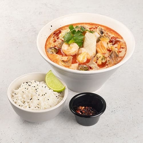 Том Ям с морепродуктами от Шефа