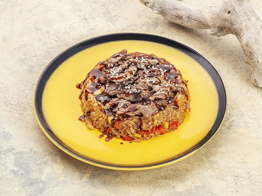 Тяхан с говядиной