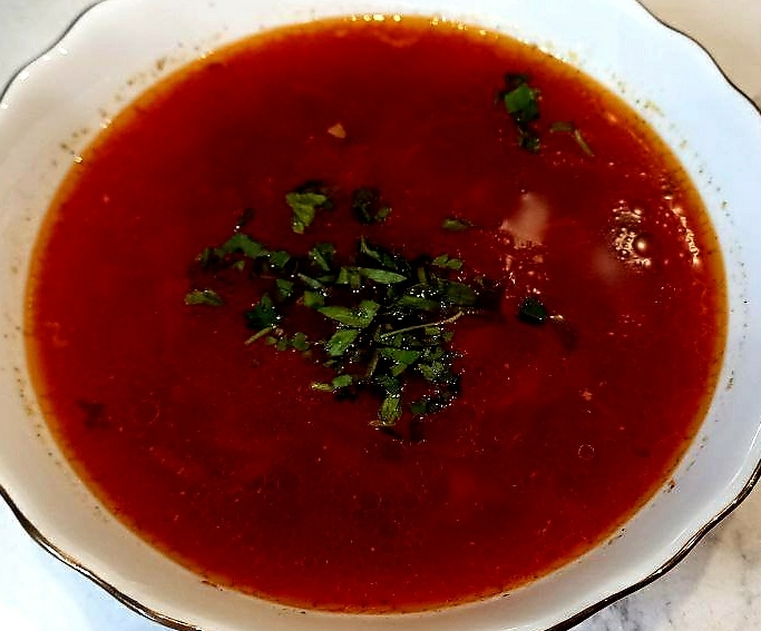 Борщ с цыпленком