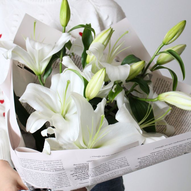 Букет из лилий 3шт
