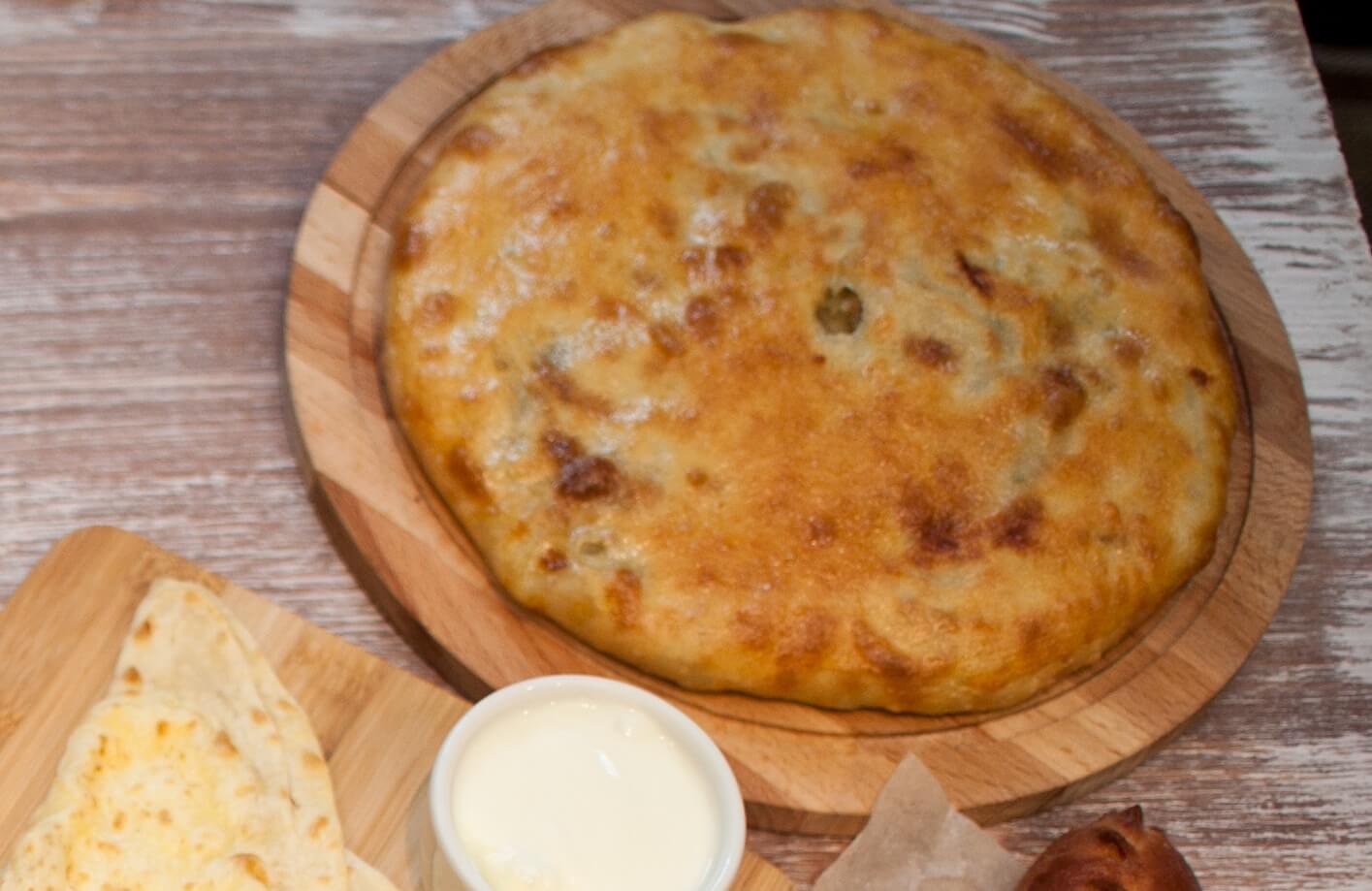 Пирог Кубдари с мясом