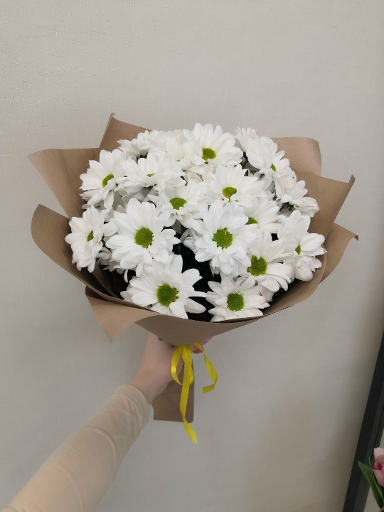 Ромашки в крафте