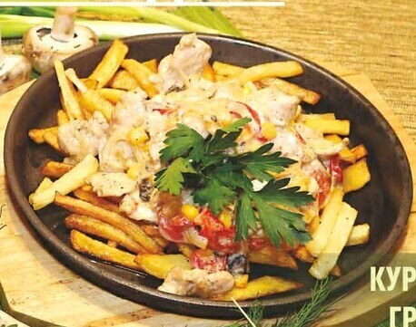 Куриная грудка на сковороде