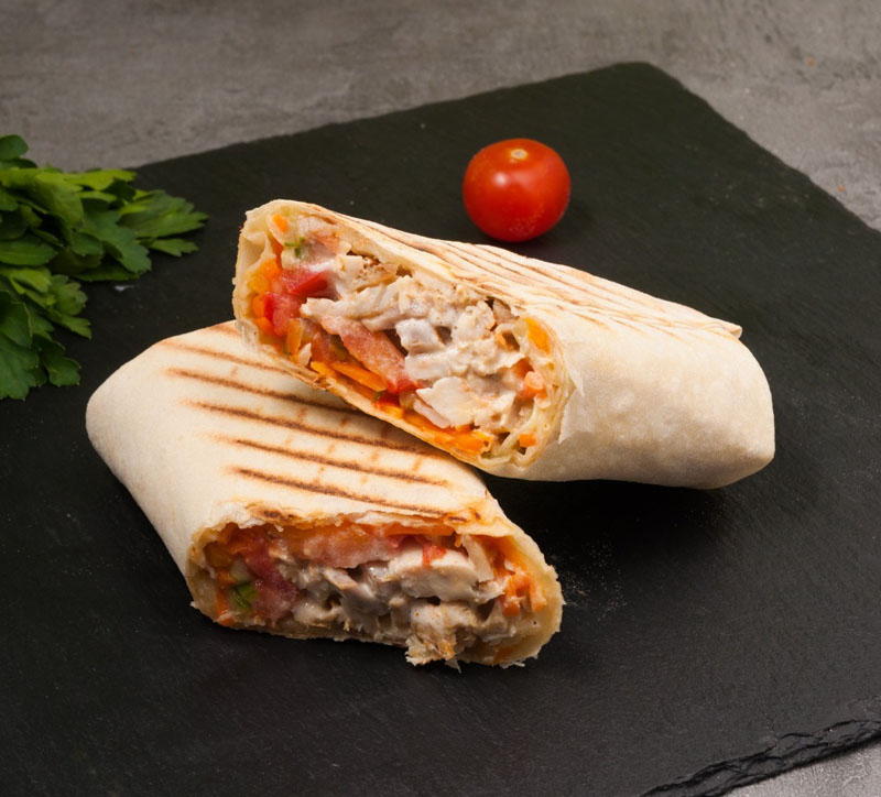 Шаурма маленькая классическая с курицей